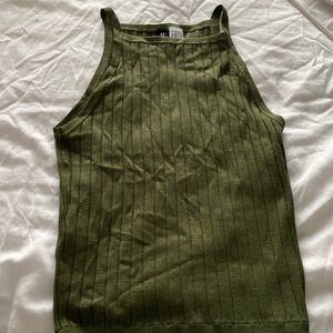 Earthy green halter tank from HM great quality